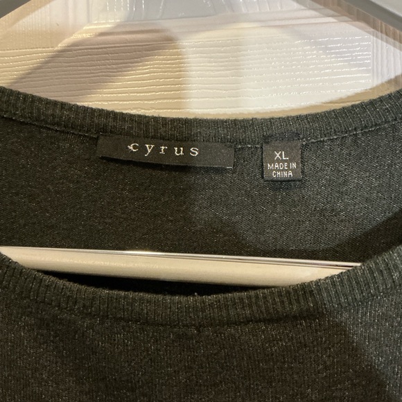Cyrus Dark Evergreen Long Sleeve Sweater - Picture 5 of 5